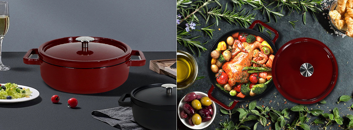 cast iron enameled cocotte