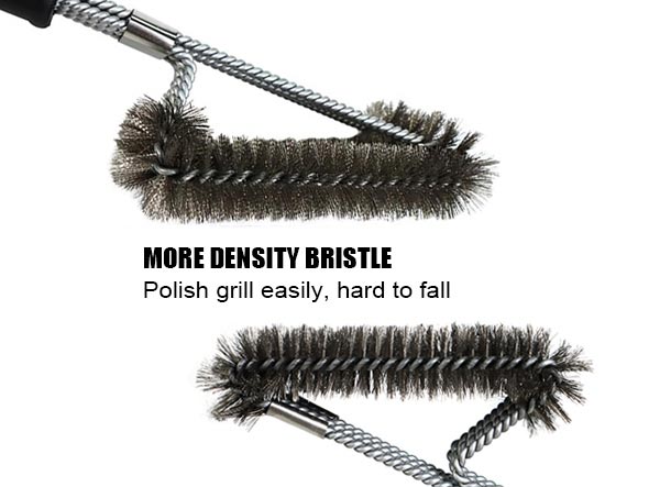 BBQ Accessories 18" Four-headed Wire Grill Brush