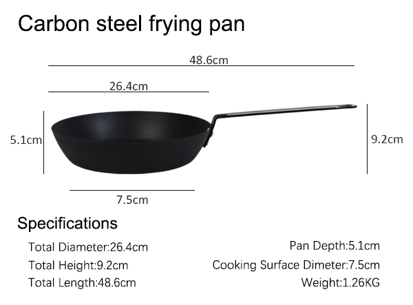 Coating-Free Nitrided Carbon Steel Saucepan