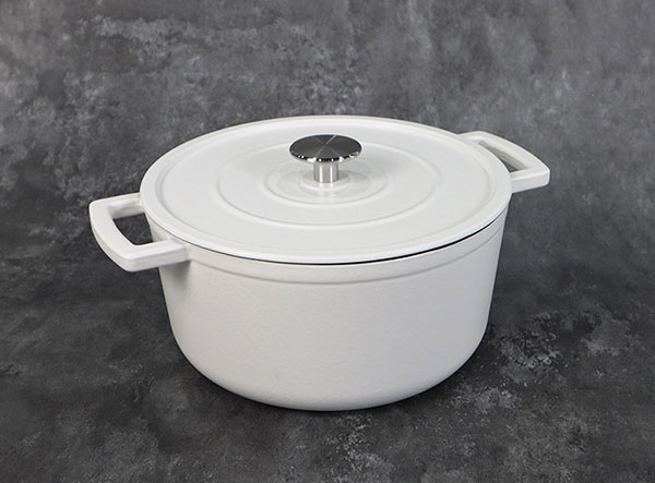 Sarchi 5 Quart Round Enameled Cast Iron Stock Pots