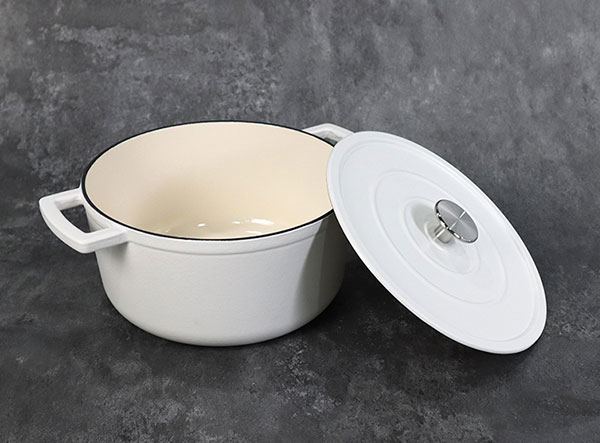 Sarchi 5 Quart Round Enameled Cast Iron Stock Pots