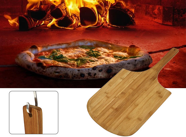 Oven Accessory 12'' Serving Tray Bamboo Pizza Peel