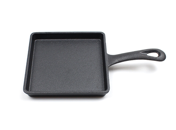 Mini Small Square Cast Iron Skillet Frying Pan