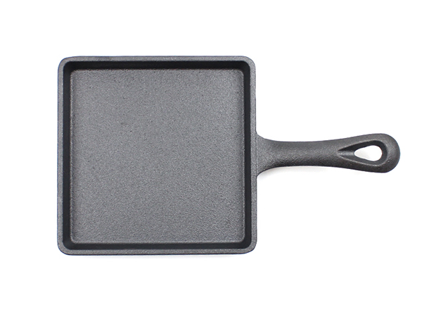 Mini Small Square Cast Iron Skillet Frying Pan