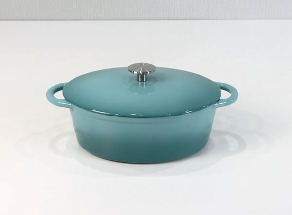 Stovetop Cookware Enamel Cast Iron Oval Cocotte