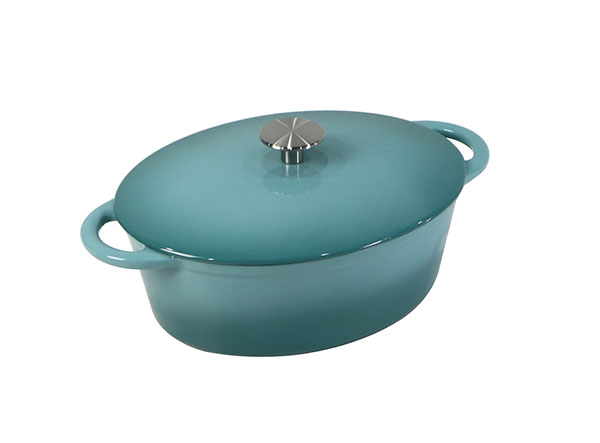 Stovetop Cookware Enamel Cast Iron Oval Cocotte