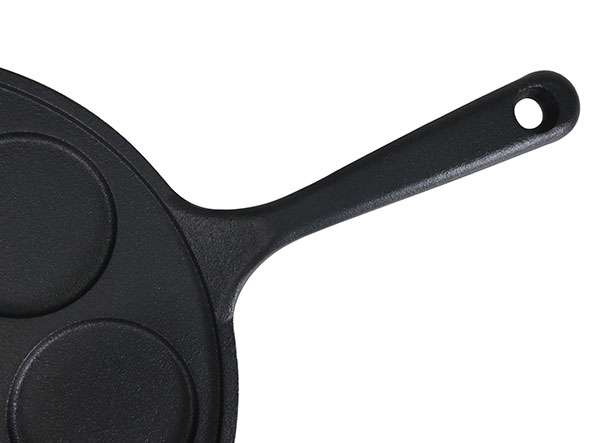 Pre-seasoned Cast Iron 7 Hole Blinis Pan