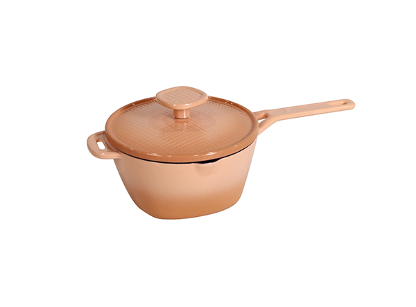 1.6-qt Enameled Cast Iron Covered Sauce Pot