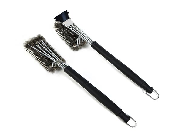 BBQ Accessories 18" Four-headed Wire Grill Brush