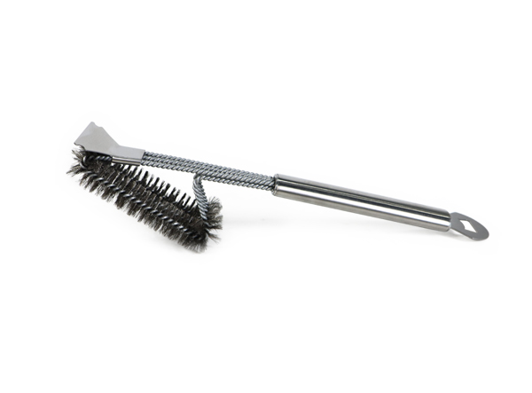 Outdoor Grill Accessories 3-Branch Metal BBQ Brush