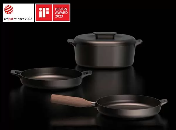 New Products Non-stick Pans Polished Cast Iron Cookware Set