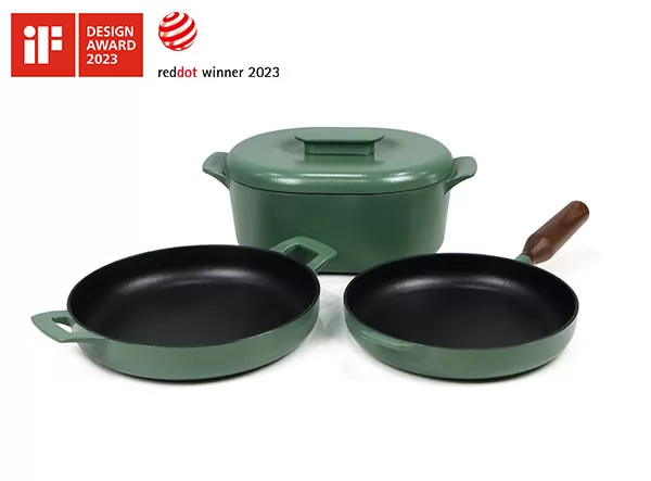 New Products Matte Enamel Cast Iron Cookware Set