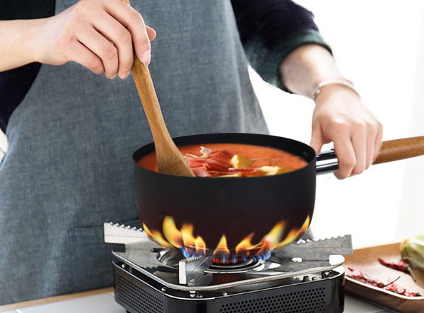 PFOA Free Non-Stick Carbon Steel Saucepan