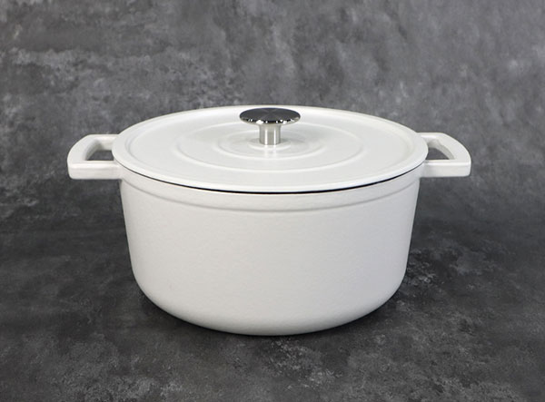 Sarchi 5 Quart Round Enameled Cast Iron Stock Pots