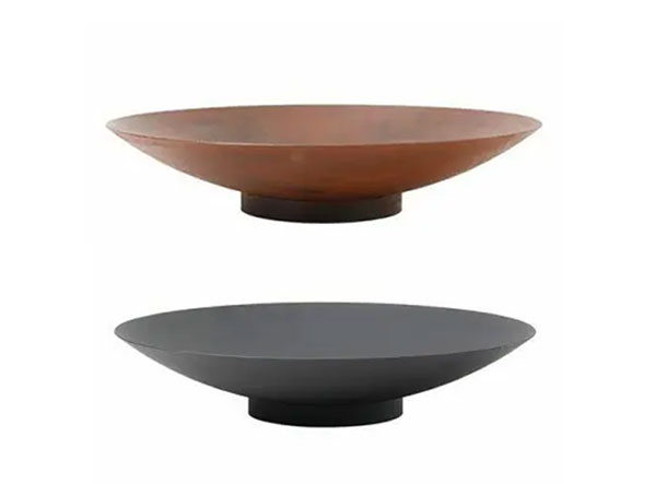 Pre-rusted Corten Steel Round Firepit Large Round Outdoor Fire Brazier