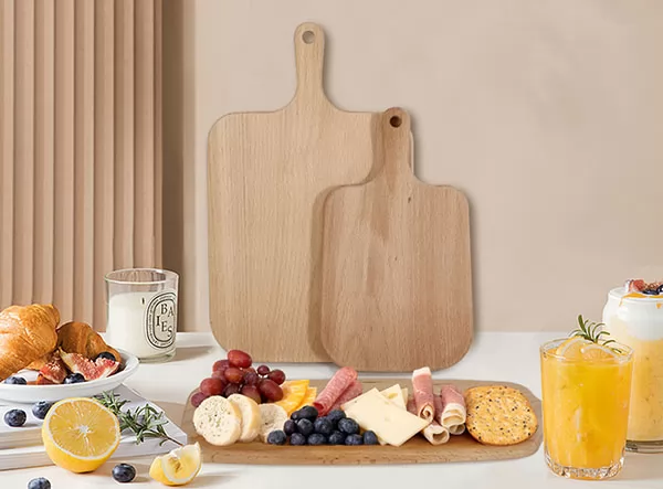 Kitchen Supplies Set Wooden Cheese Fruit Serving Platter